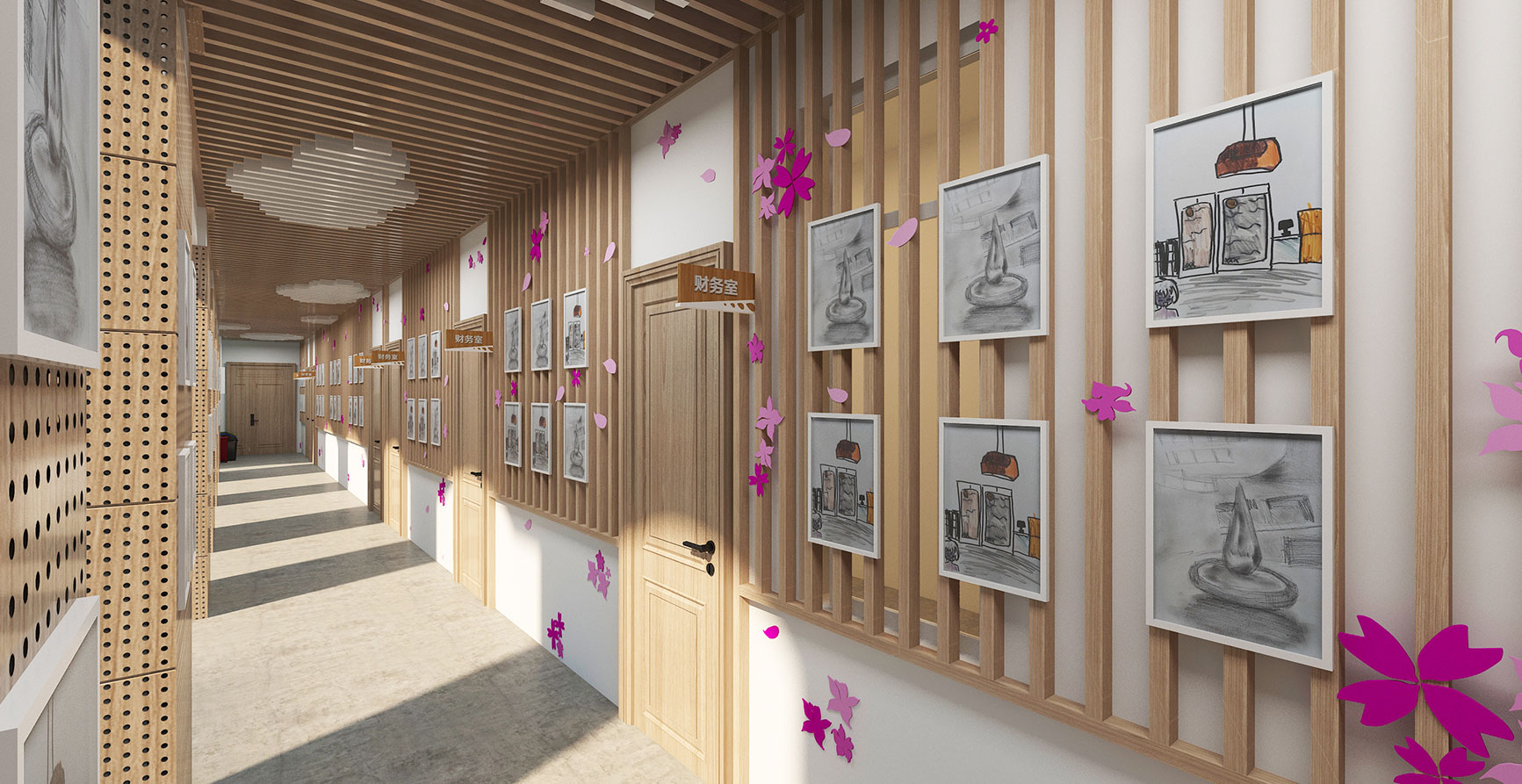 嘉定紫荆小学展示廊