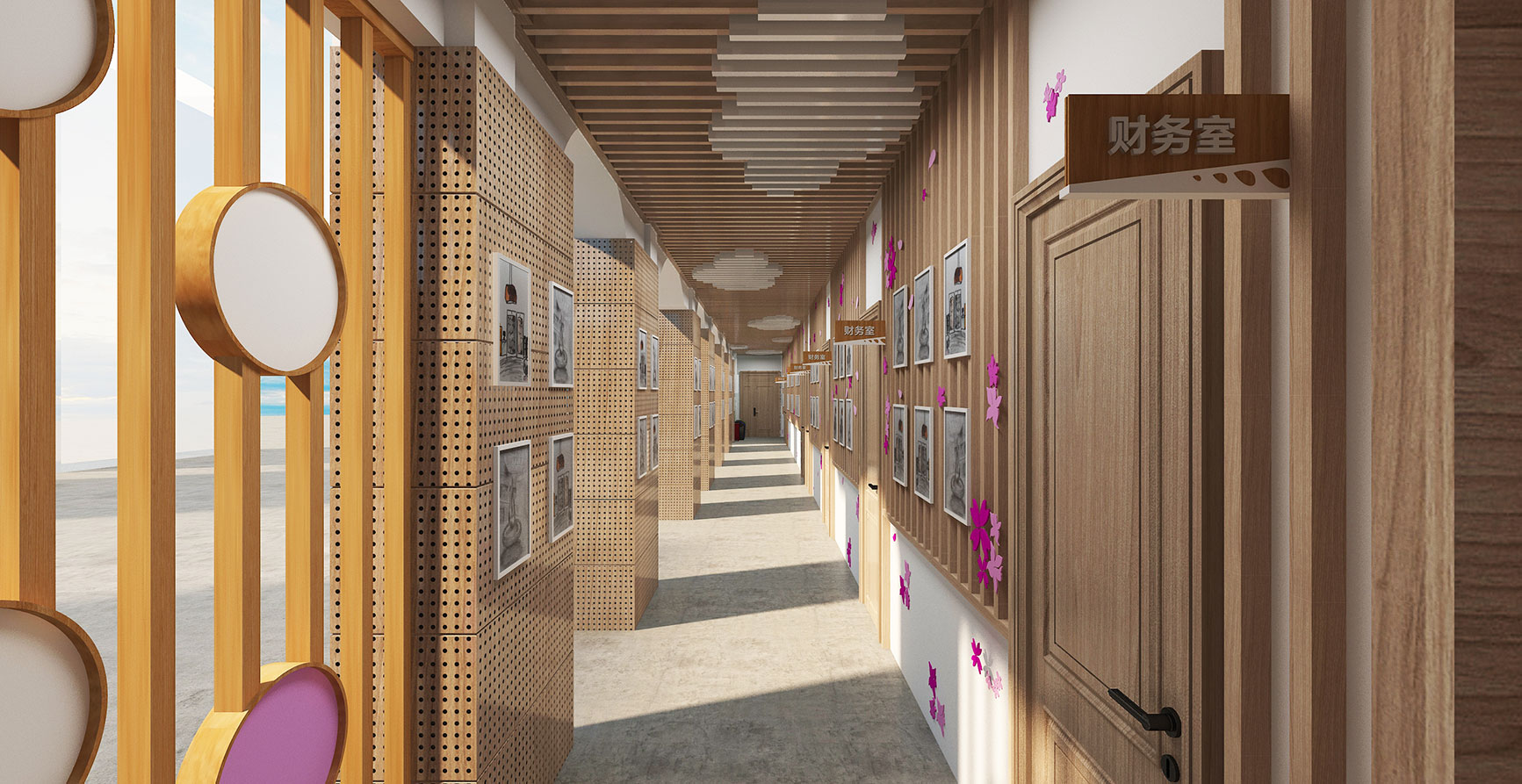 嘉定紫荆小学展示廊